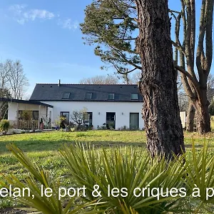 Ty Glazu Doelan Espace 60m2, Port& Criques A Pied, 2 Privees Au 1er Etage, Sdb, Wc Separe Clohars-Carnoët